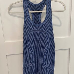 LULULEMON blue and navy tank